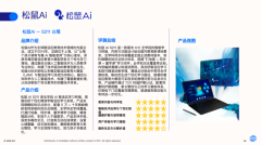 松鼠Ai正在该维度评测下成为独一获得的产物